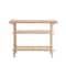 Hello Honey® Natural Tall Bamboo Accent Table with 2 Shelves
